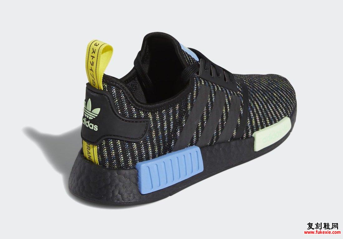 adidas NMD R1 Black Real Blue EG7945发售日期