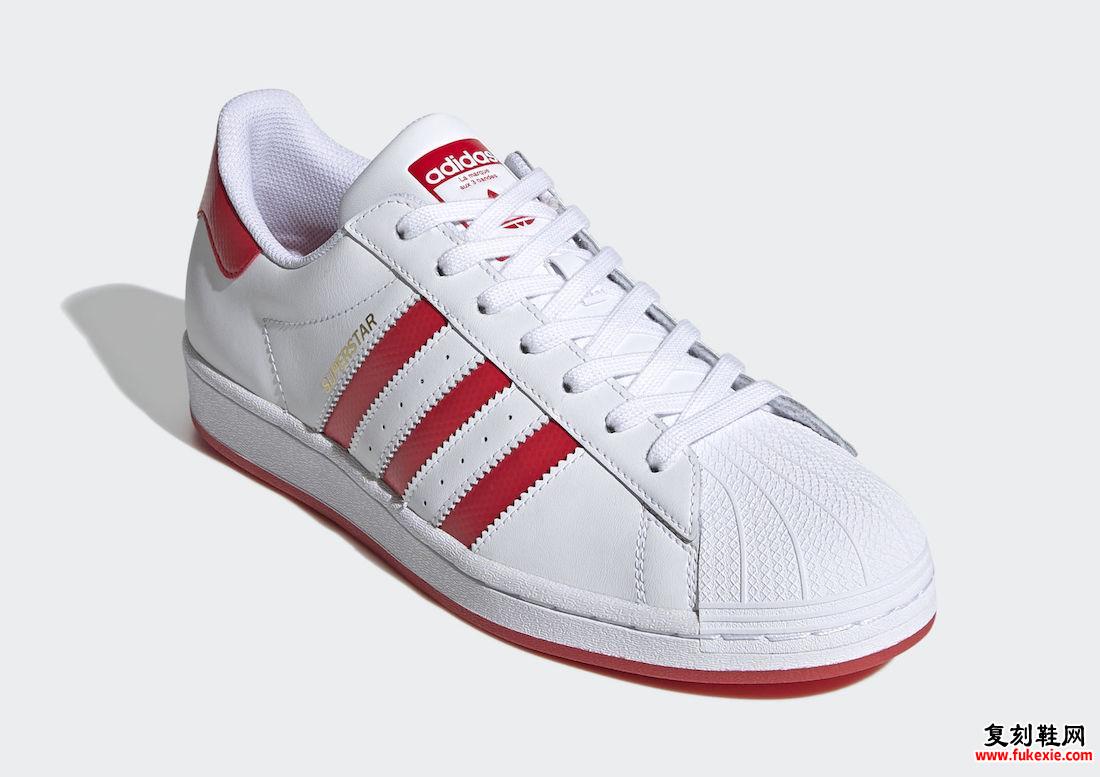 adidas Superstar Lush Red FW6011发售日期