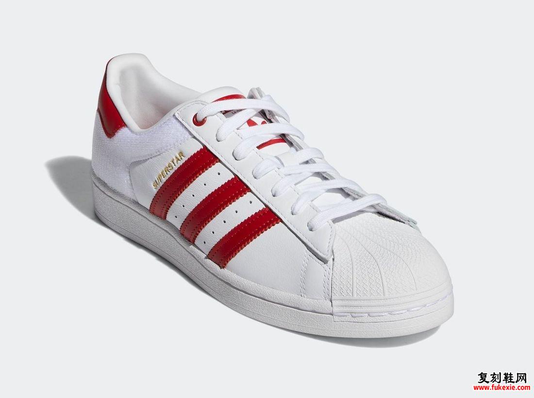 adidas Superstar White Red FY3117发售日期