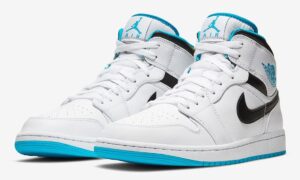 Air Jordan 1 Mid Laser Blue 554724-141发售日期