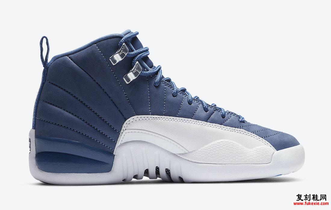 Air Jordan 12 GS Indigo Stone Blue DB5595-404发售日期