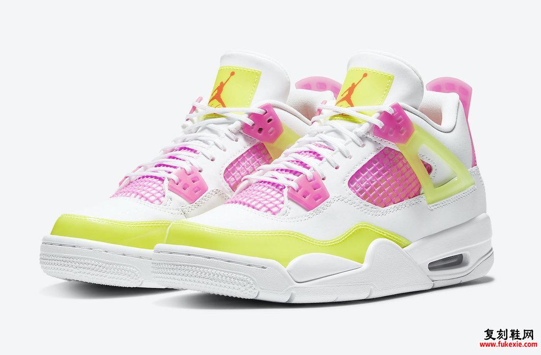 Air Jordan 4 GS Lemon Venom Pink Blast CV7808-100发售信息