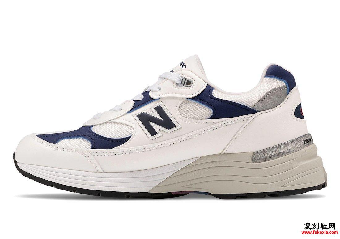 New Balance 992 White Navy发售日期信息