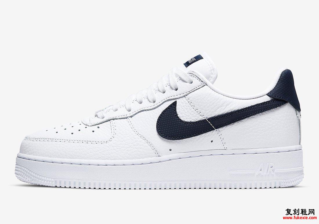 Nike Air Force 1 Craft White Obsidian CT2317-100发售日期