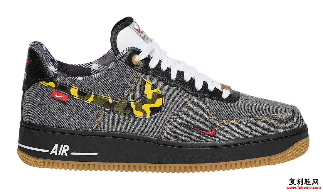 Nike Air Force 1 Denim Gum DB1964-001发售日期