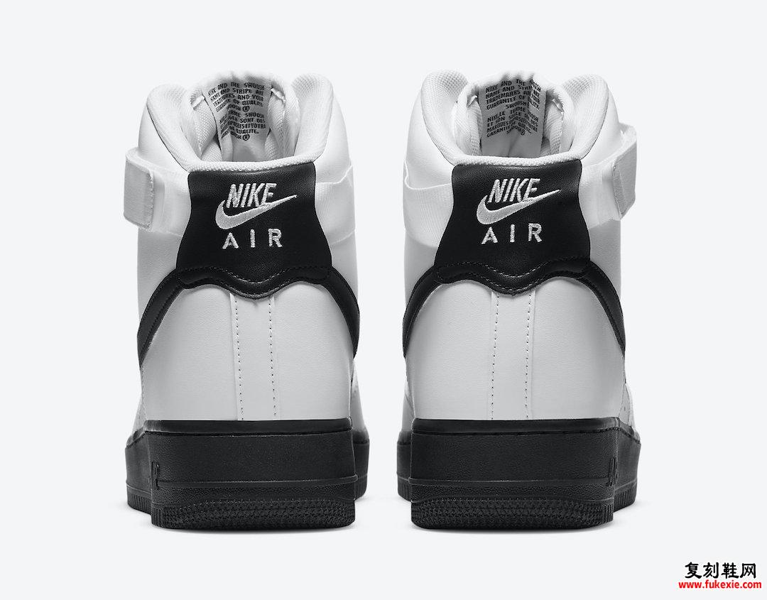 Nike Air Force 1 High White Black CK7794-101发售日期信息