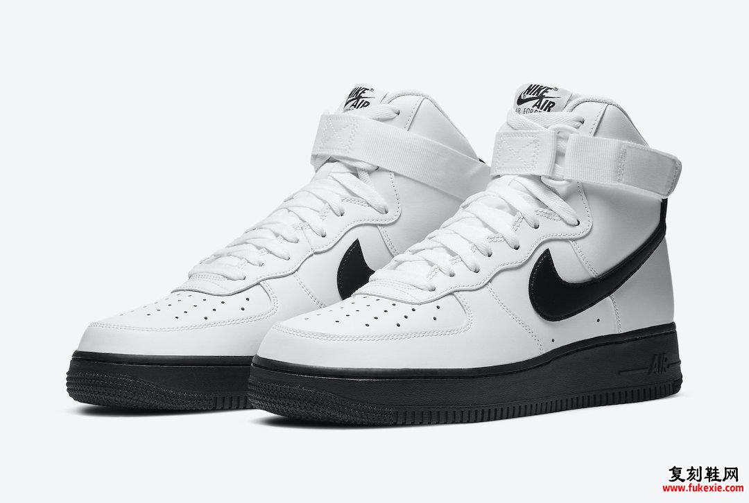 Nike Air Force 1 High White Black CK7794-101发售日期信息