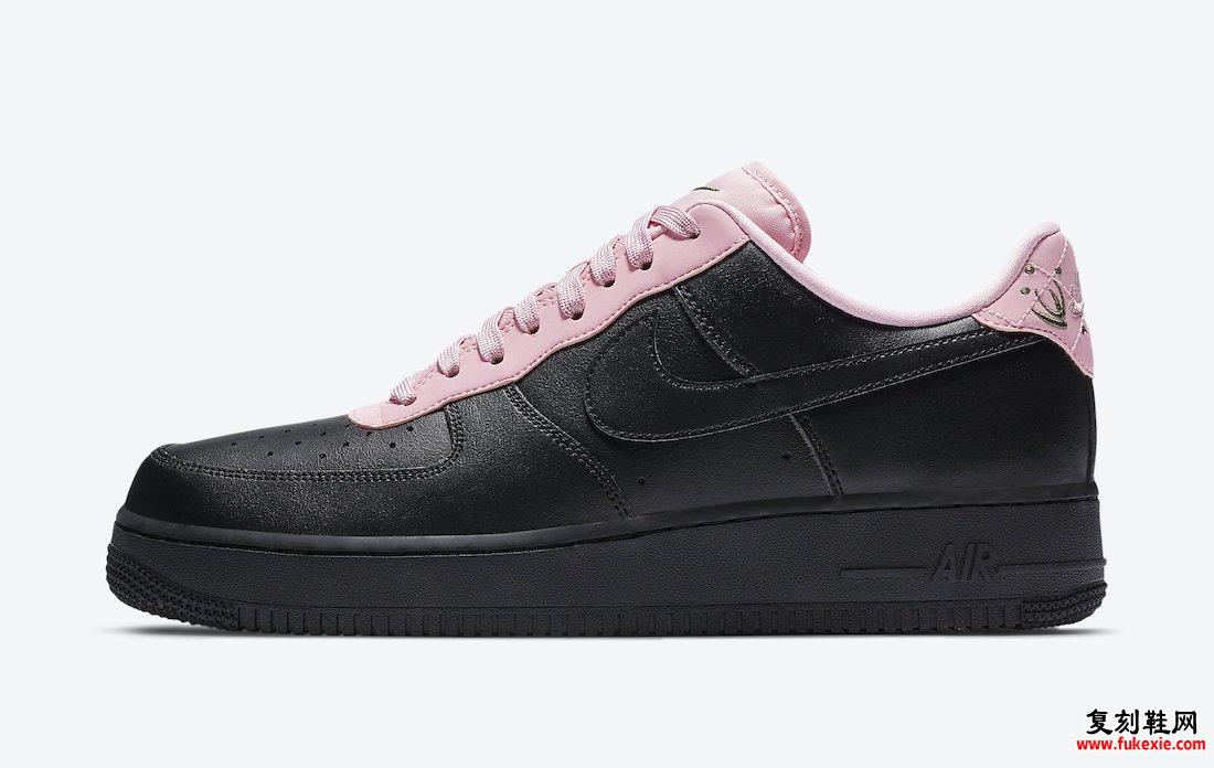 Nike Air Force 1 Low Black Pink CJ1629-001发售日期