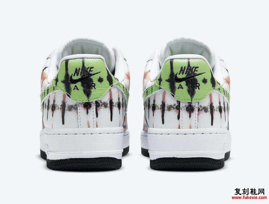 Nike Air Force 1 Low Black Tie-Dye CW1267-101发售日期