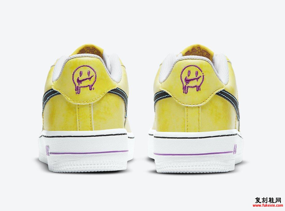 Nike Air Force 1 Low Kids Melted Smily Face DC7299-700发售日期