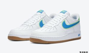 Nike Air Force 1 Low White Blue Lime Gum DA4660-100发售日期