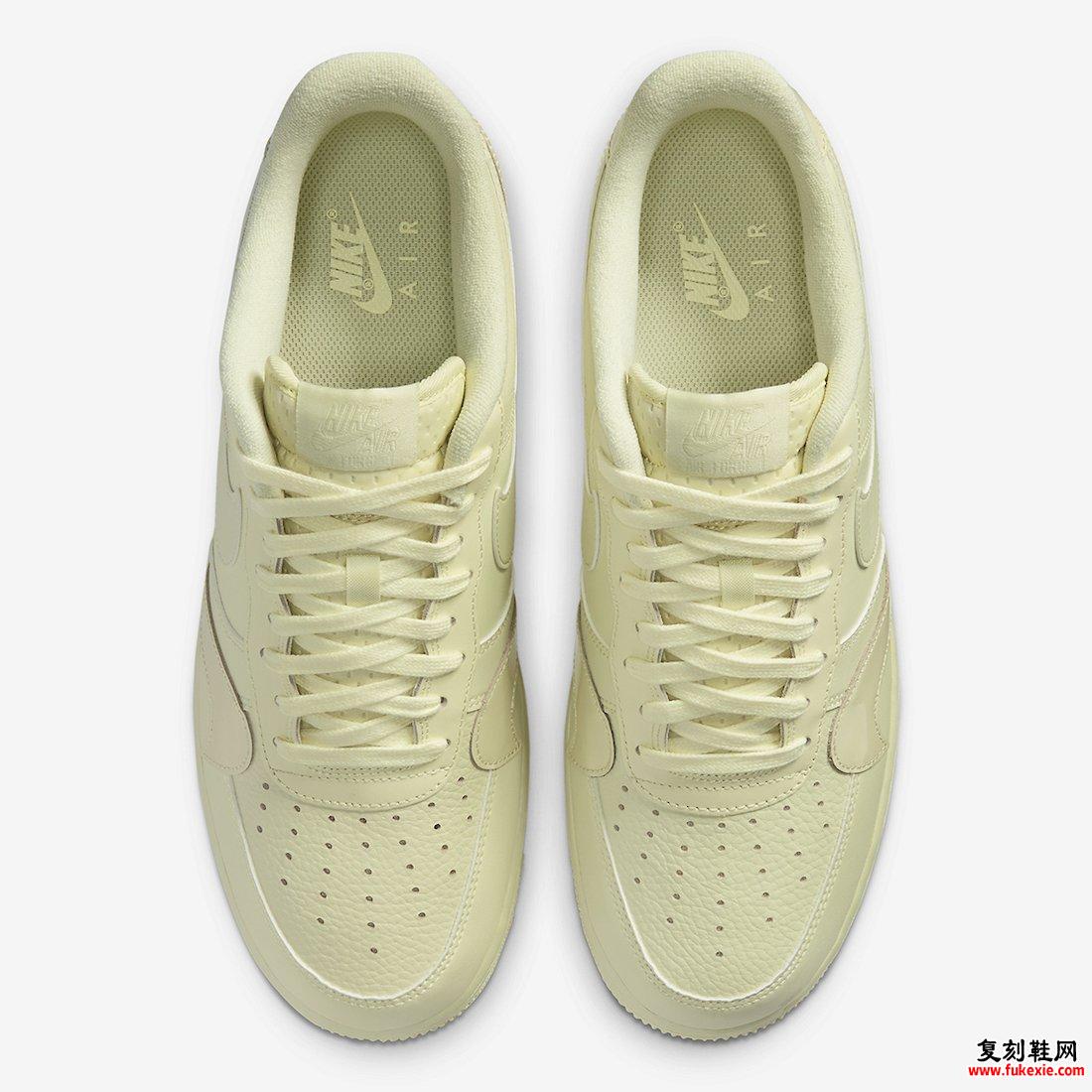 Nike Air Force 1 Misplaced Swoosh浅黄色CK7214-700发售日期