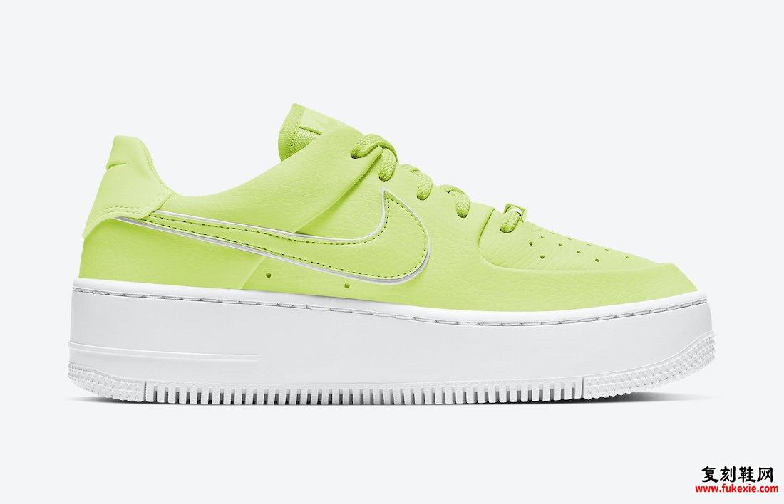 Nike Air Force 1 Sage Low Barely Volt CJ1642-700发售日期