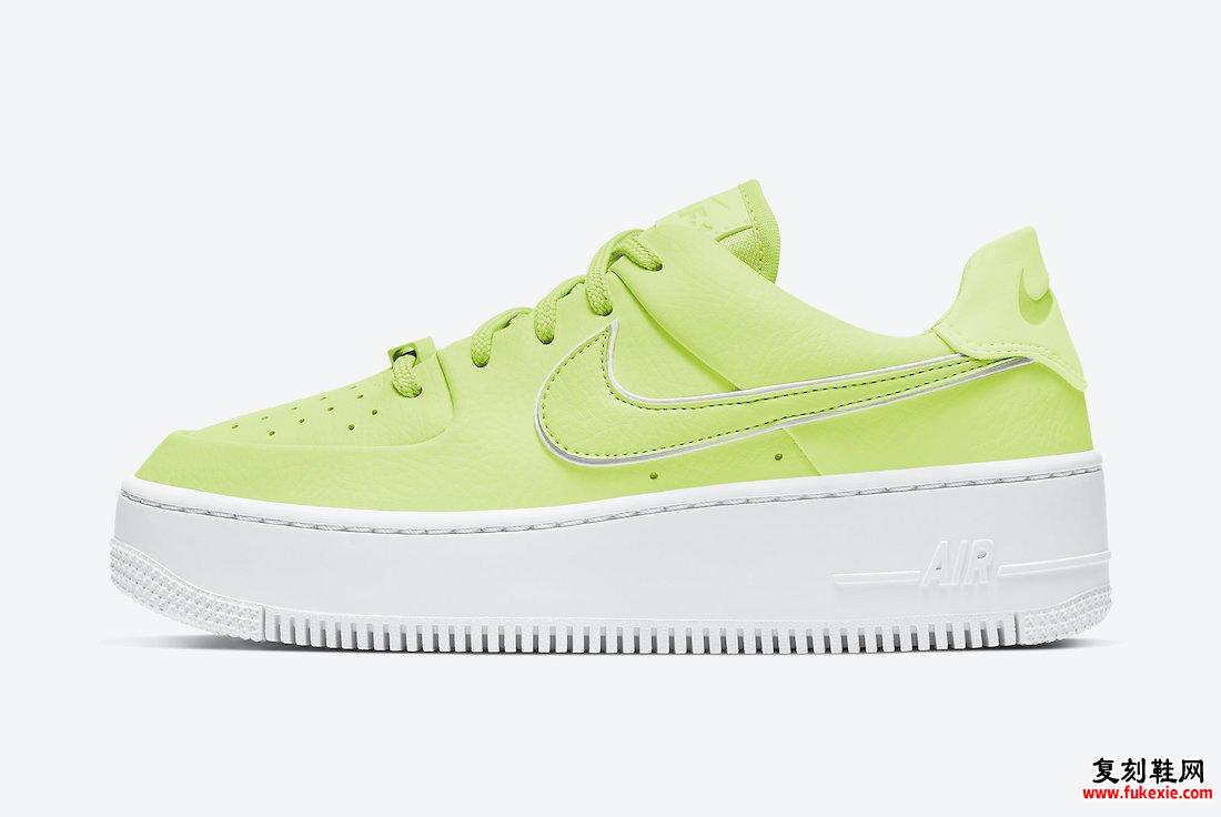 Nike Air Force 1 Sage Low Barely Volt CJ1642-700发售日期