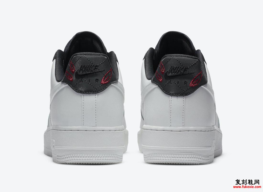 Nike Air Force 1 White Black Red CJ1629-100发售日期