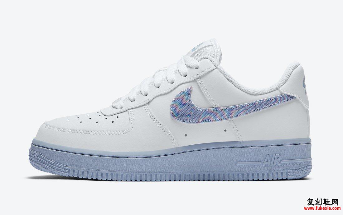 Nike Air Force 1 White Light Blue CZ0377-100发售日期