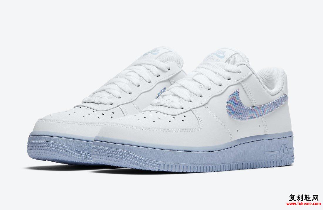 Nike Air Force 1 White Light Blue CZ0377-100发售日期