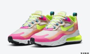 Nike Air Max 270 React Pink Volt Orange DC1863-600发售日期