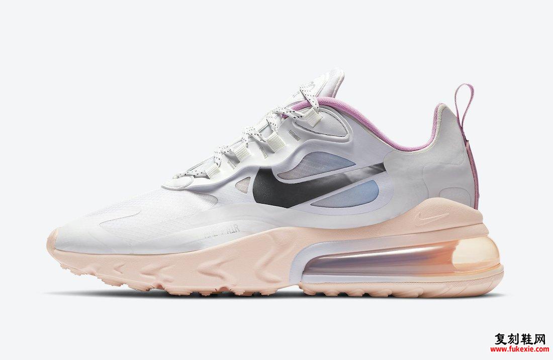 Nike Air Max 270 React Pink水洗珊瑚色CZ8131-100发售日期