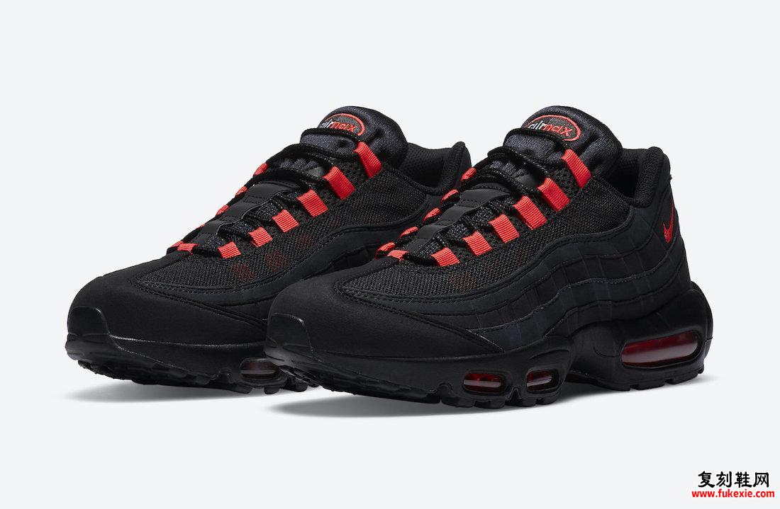 Nike Air Max 95 Black Laser Crimson DA1513-001发售日期