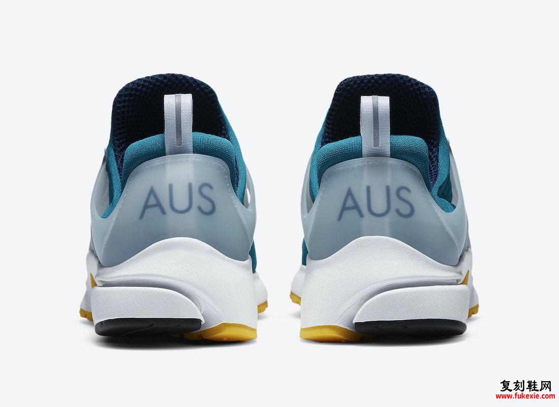 Nike Air Presto Fresh Water Australia CJ1229-301 2020发售日期