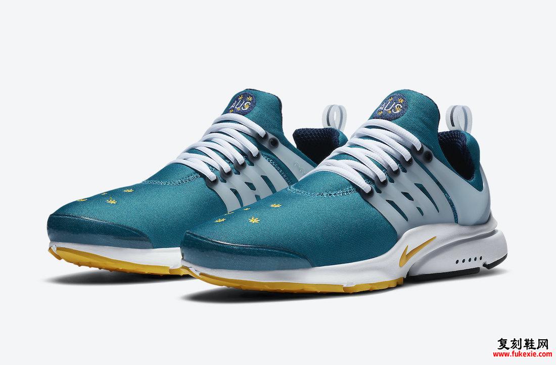 Nike Air Presto Fresh Water Australia CJ1229-301 2020发售日期