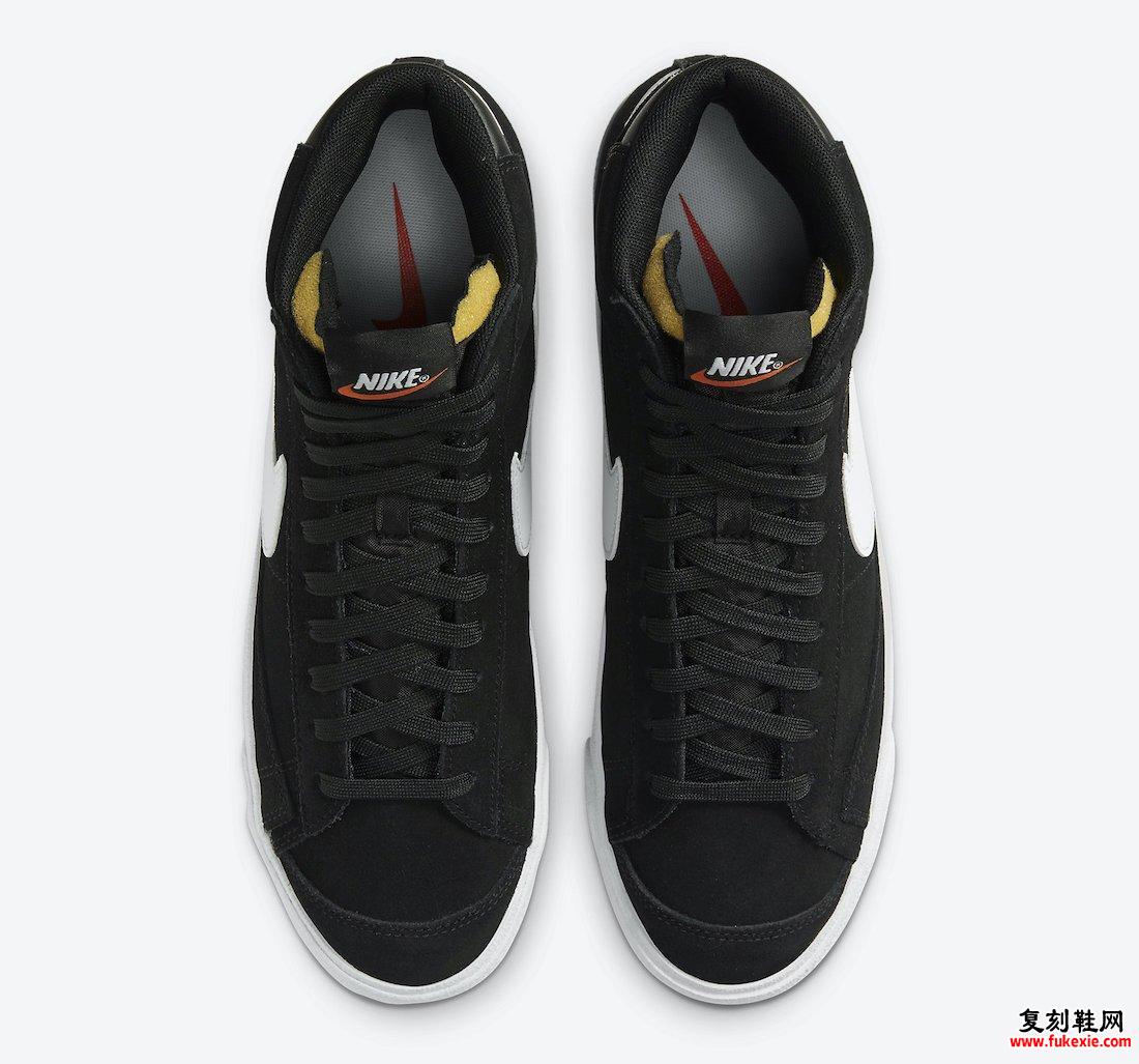Nike Blazer Mid 77 Suede Black White CI1172-005发售日期