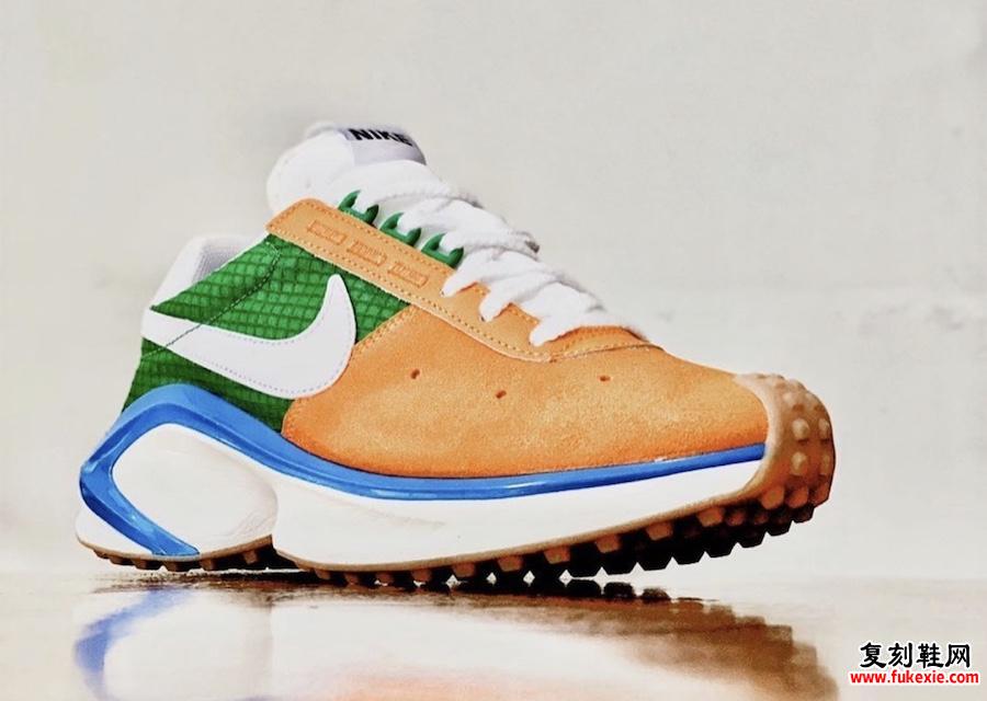 Nike D / MS / X Waffle Starfish White Pine Green Sail CQ0205-800发售日期