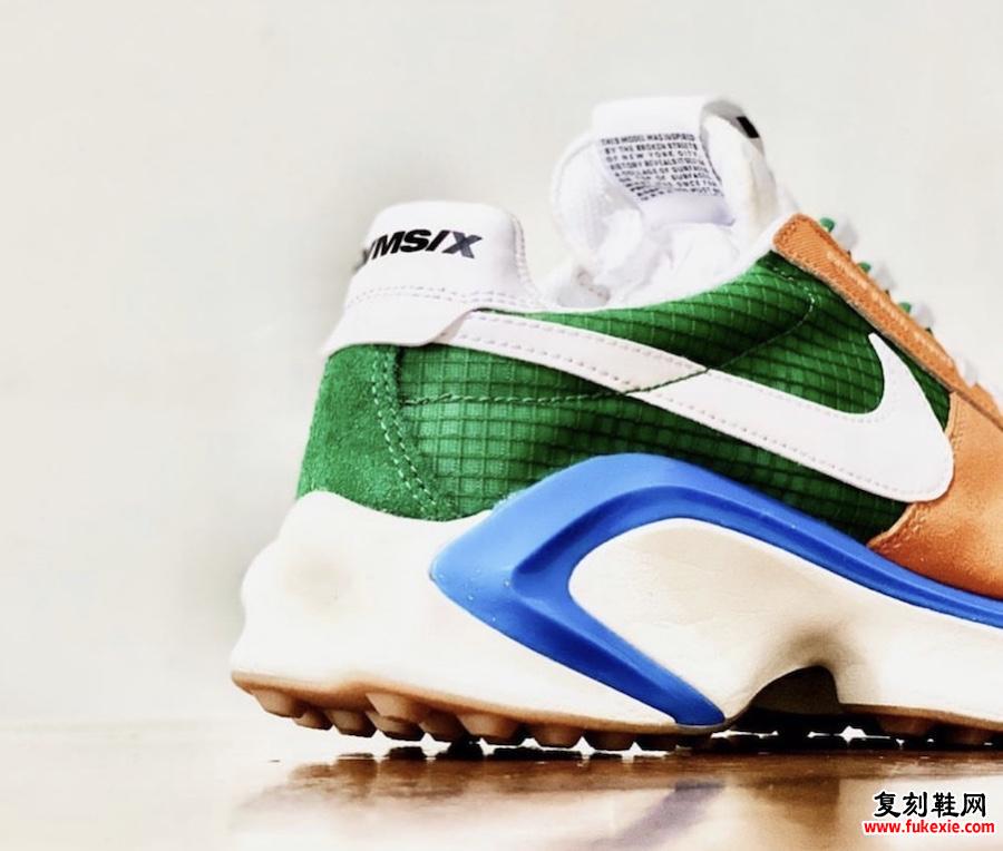 Nike D / MS / X Waffle Starfish White Pine Green Sail CQ0205-800发售日期