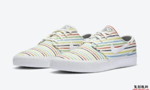Nike SB Zoom Stefan Janoski帆布多条纹AQ7878-100发售日期