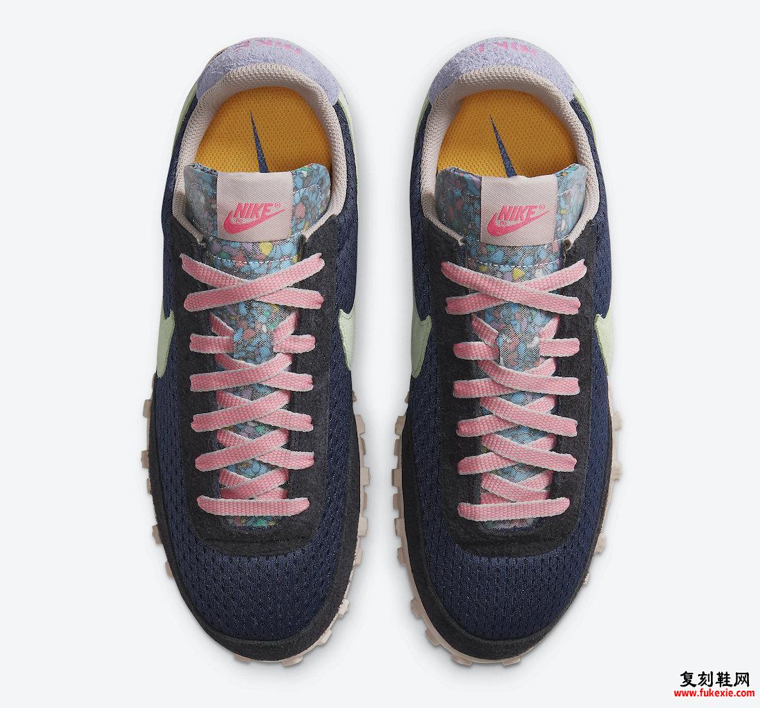 Nike Waffle Racer Midnight Navy Vapor Green黑色DA4656-400发售日期