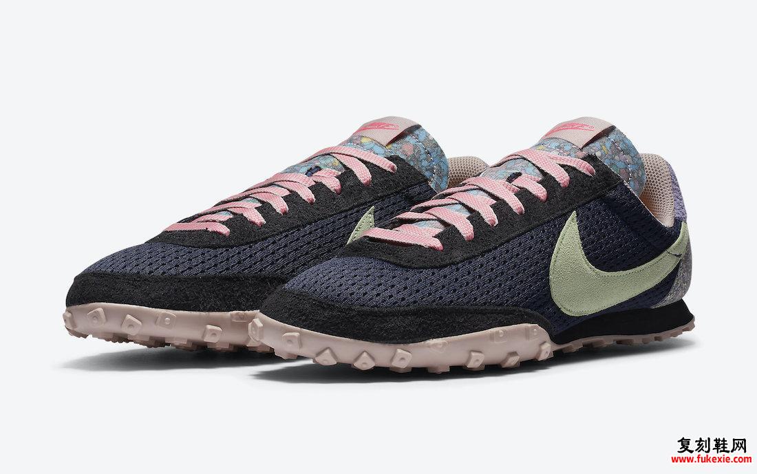 Nike Waffle Racer Midnight Navy Vapor Green黑色DA4656-400发售日期