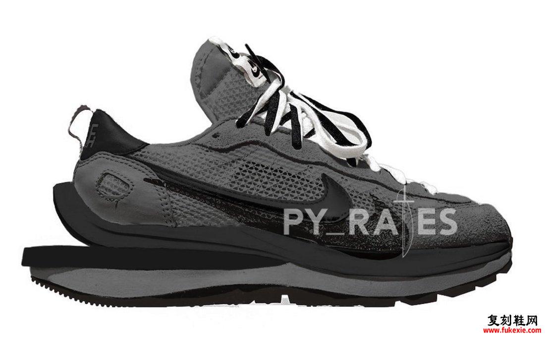 sacai Nike VaporWaffle Black Off Noir发售日期信息
