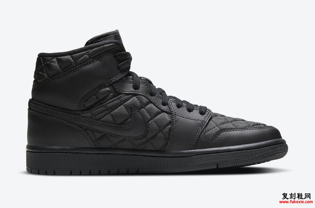 Air Jordan 1 Mid Black lt缝DB6078-001发售日期