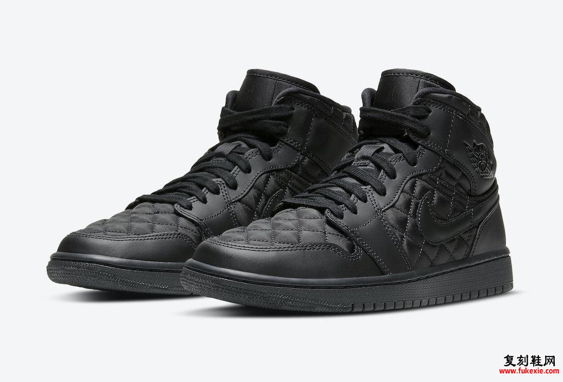 Air Jordan 1 Mid Black lt缝DB6078-001发售日期