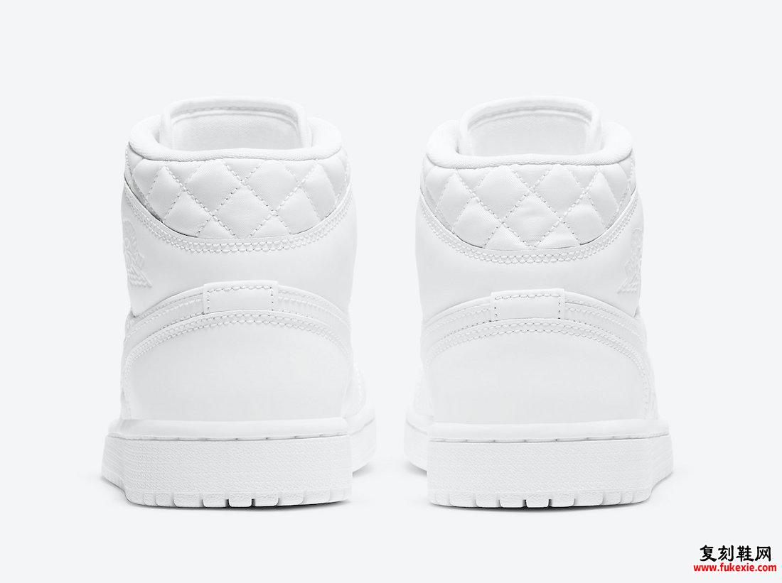 Air Jordan 1 Mid White lt缝DB6078-100发售日期