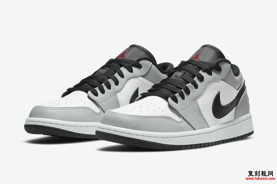 Air Jordan 1 Low Light Smoke Gray 553558-030发售日期