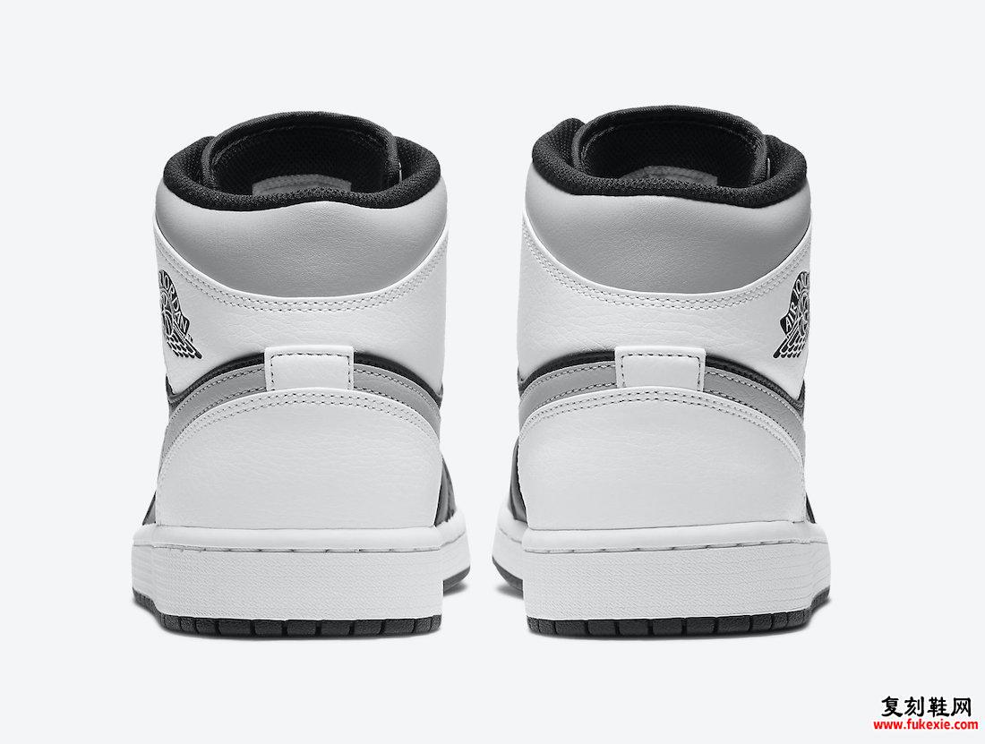 Air Jordan 1 Mid White Shadow 554724-073发售日期