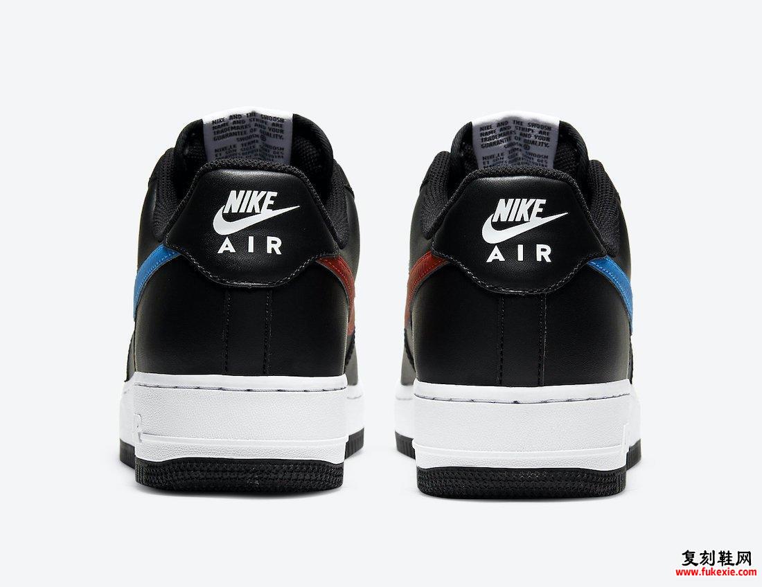 Nike Air Force 1 Black University Red Photo Blue CT2816-001发布日期信息