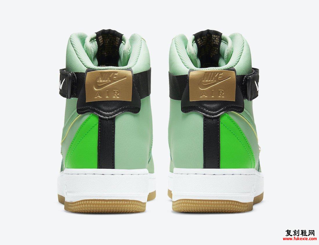 Nike Air Force 1 High NBA Green CT2306-100发售日期