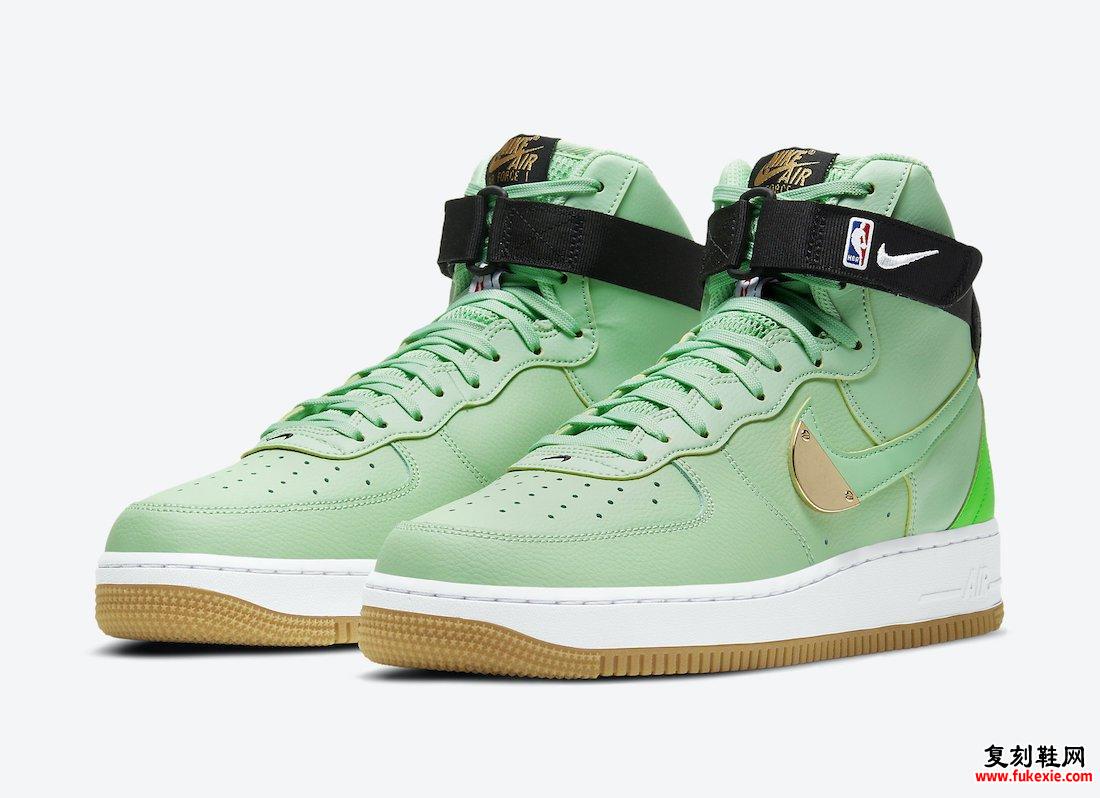 Nike Air Force 1 High NBA Green CT2306-100发售日期