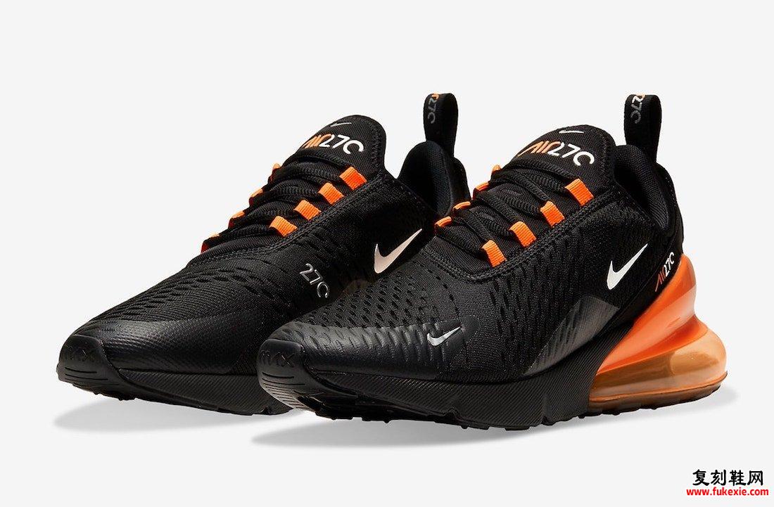 Nike Air Max 270 Black Orange DC1938-001发售日期