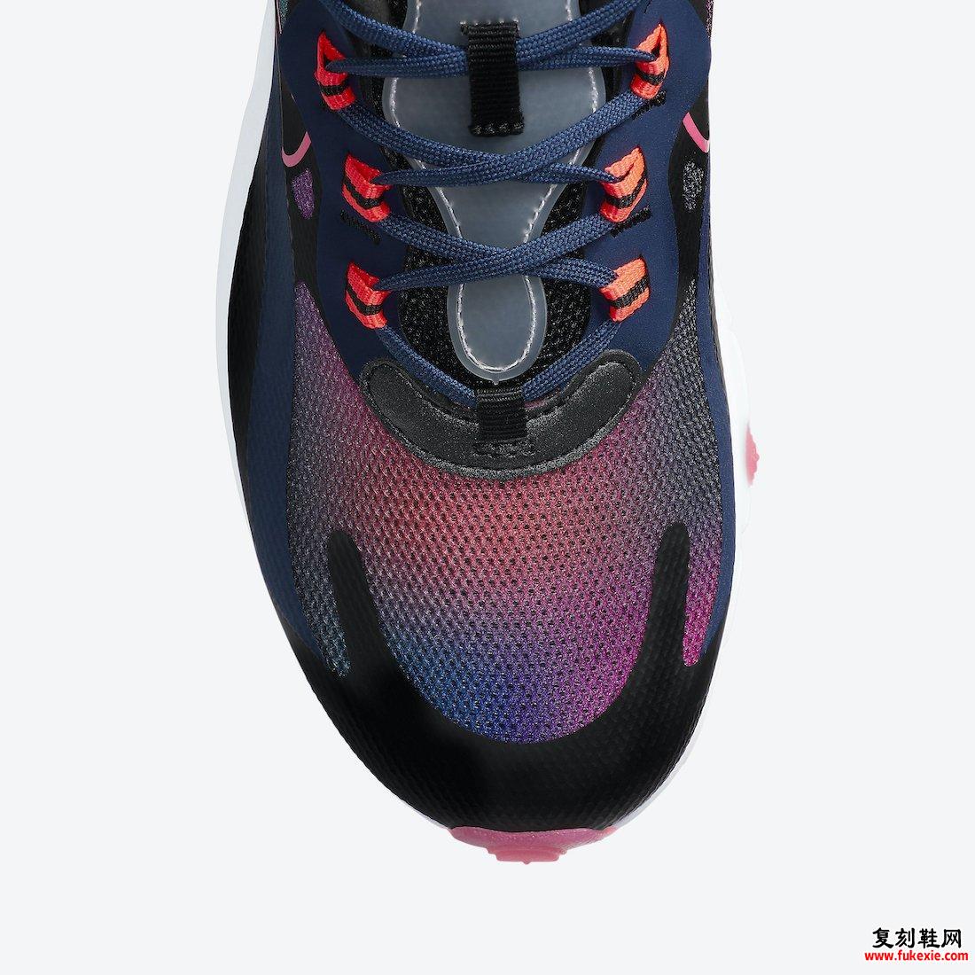 Nike Air Max 270 React SE海军蓝绯红色CK6929-400发售日期