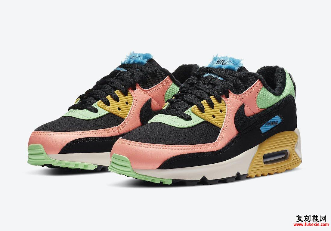 Nike Air Max 90 Multi-Color Fur CT1891-600发售日期