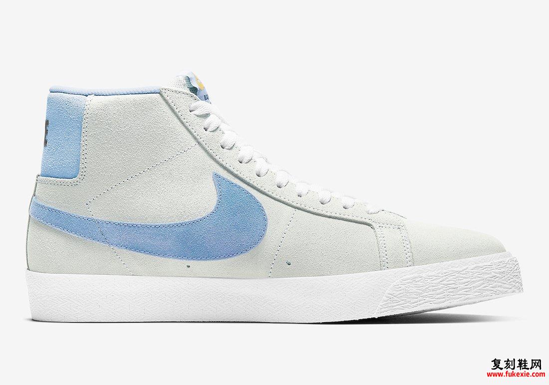 Nike SB Blazer Mid Gray Blue White 864349-008发售日期信息