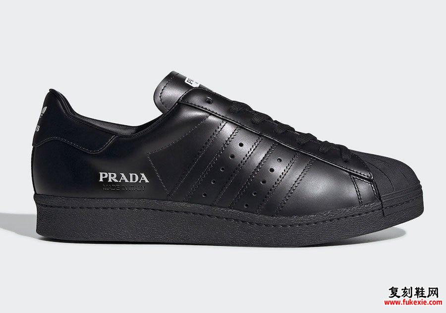 Prada adidas Superstar Black FW6679发售日期