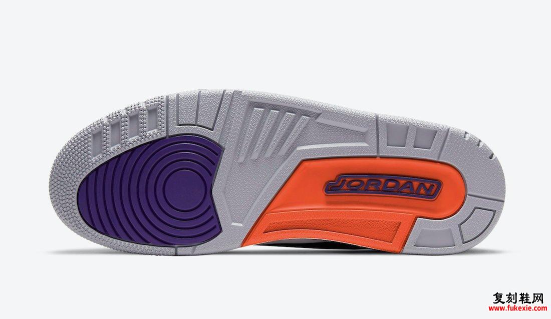 Air Jordan 3 Black Court紫色CT8532-050