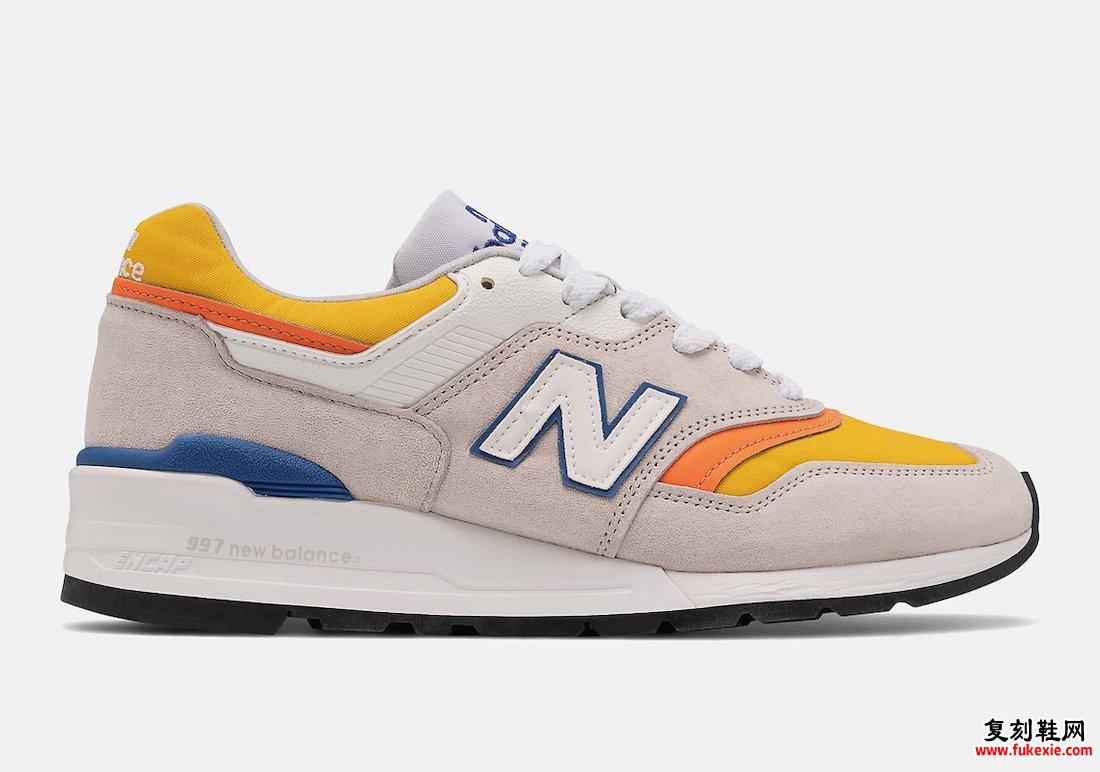 New Balance 997灰橙色 现已上市 哪里有卖 货号：ML997V1-31310