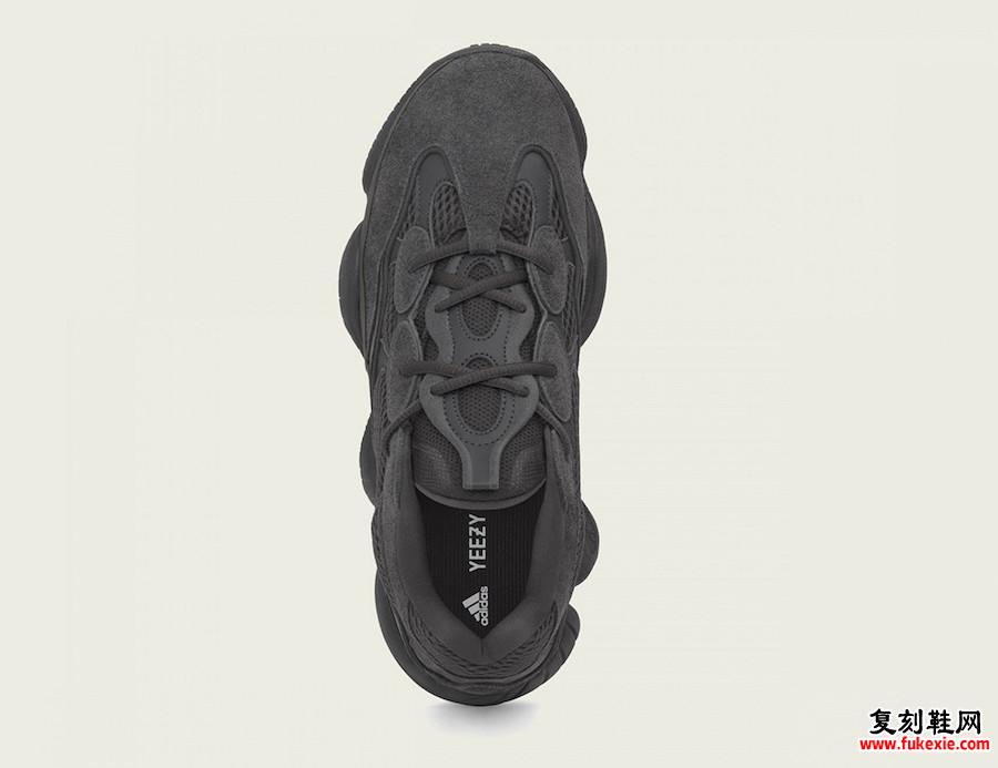 adidas Yeezy 500 Utility Black 2020发售日期