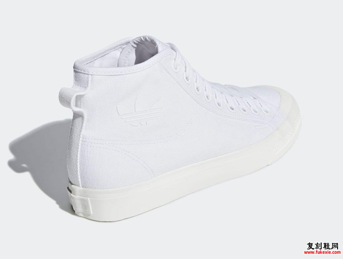 adidas Nizza Hi Cloud White B41643发售日期